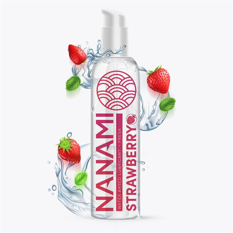 Nanami Lubricante Base Agua Fresa