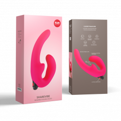 Sharevibe Arnés Doble Rosa