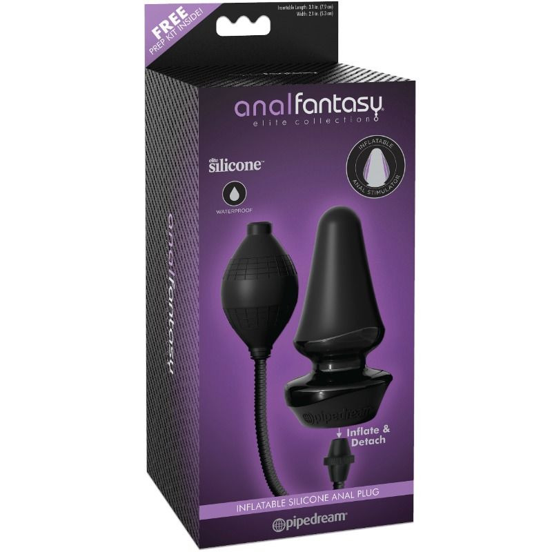 Anal Fantasy Plug Inflable Negro