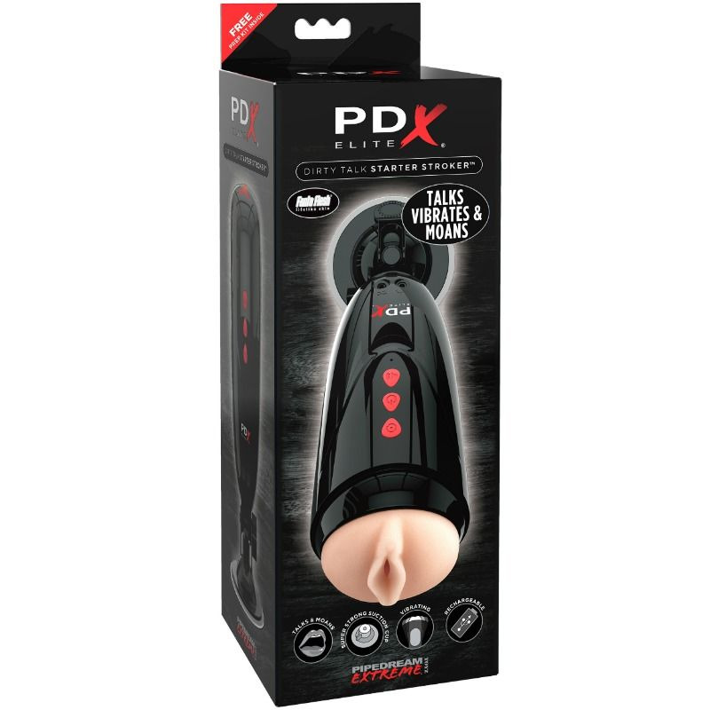 PDX Masturbador Vagina con Vibración y Voz
