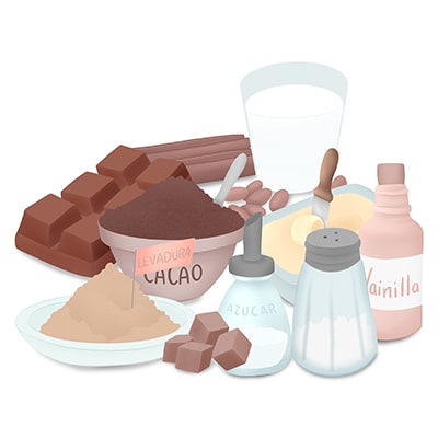 Ingredientes brownie
