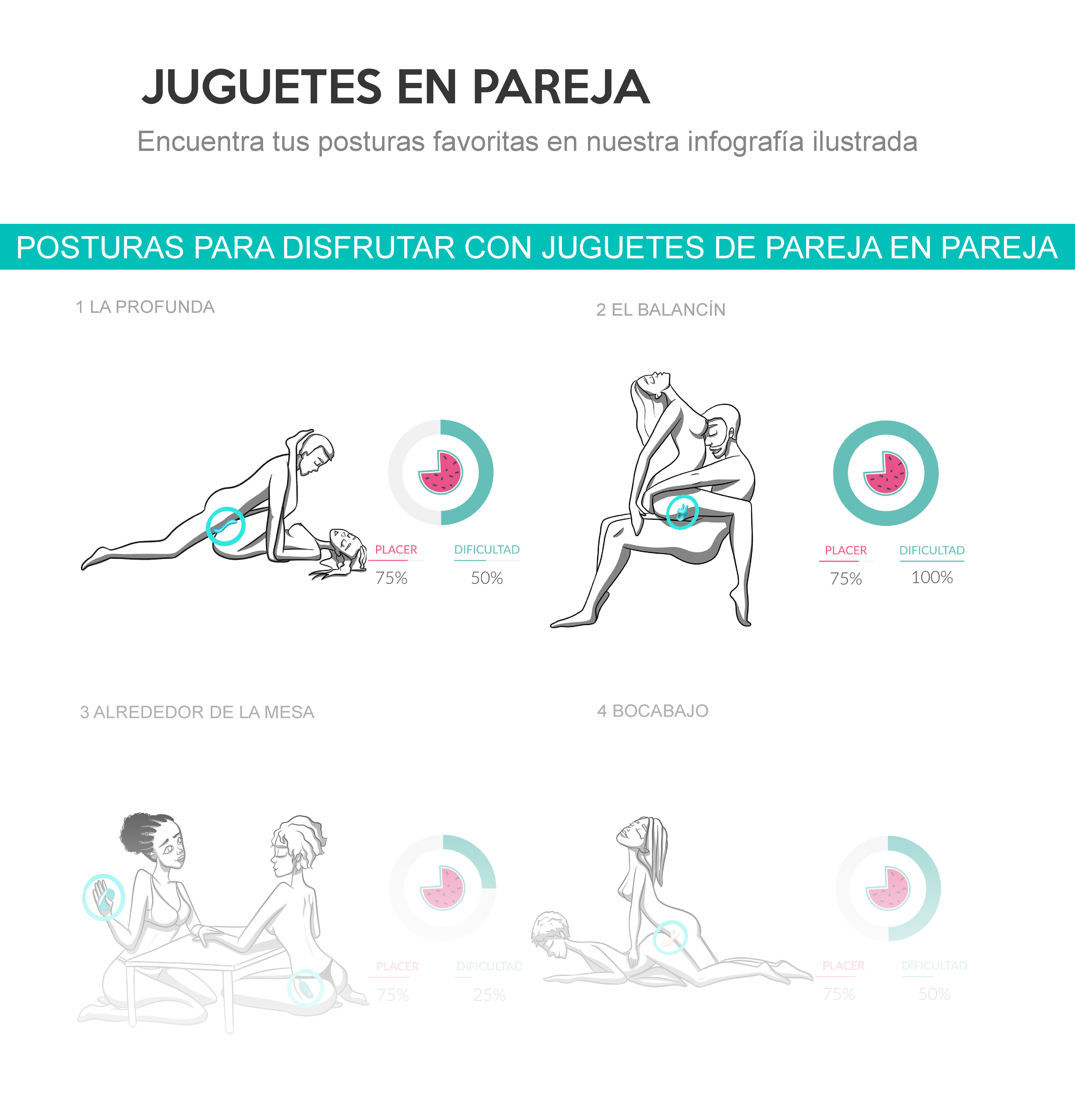 Posturas para juguetes de pareja