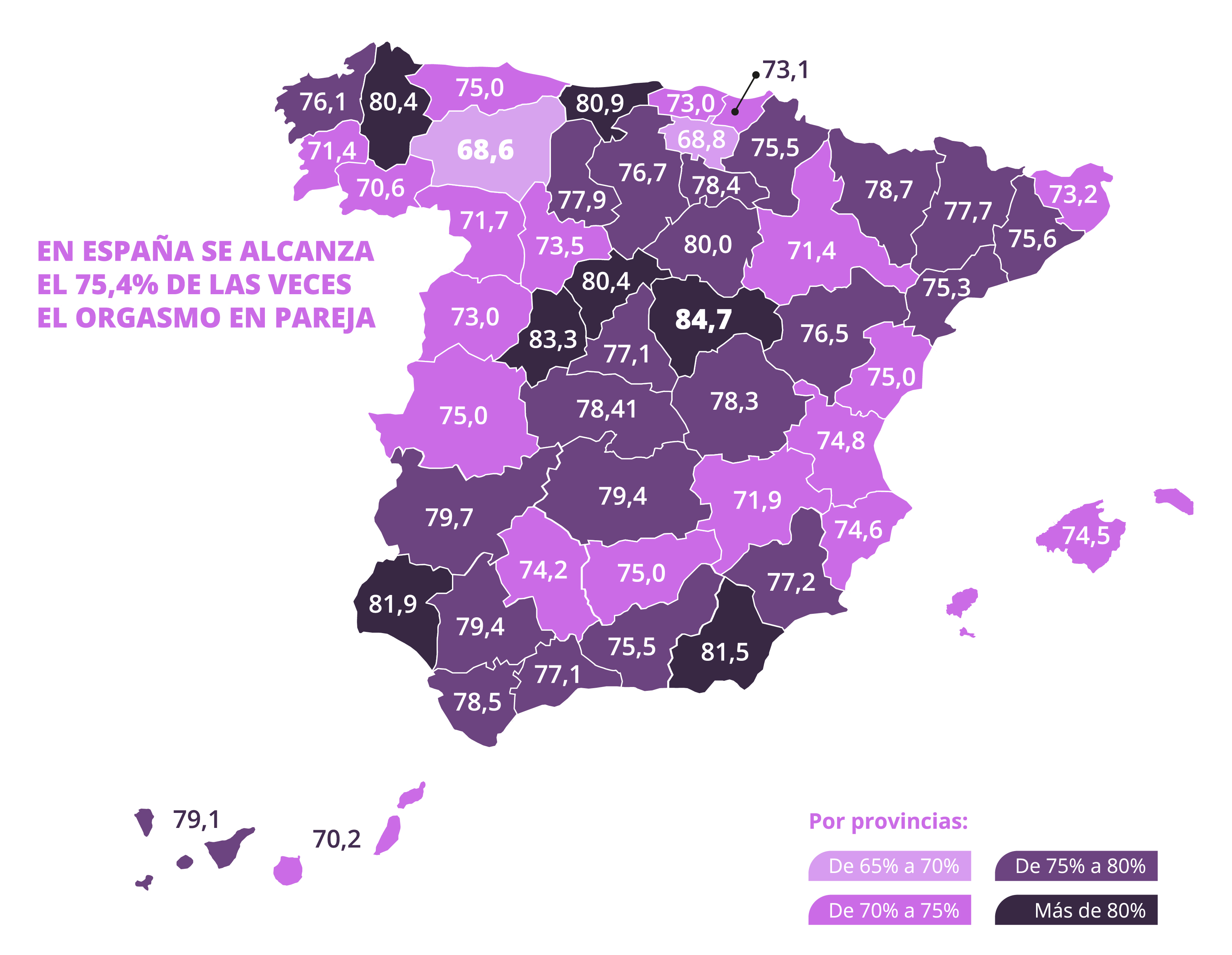 Cuántas veces llegan al orgasmo en cada provincia Cuántas veces llegan al orgasmo en cada provincia