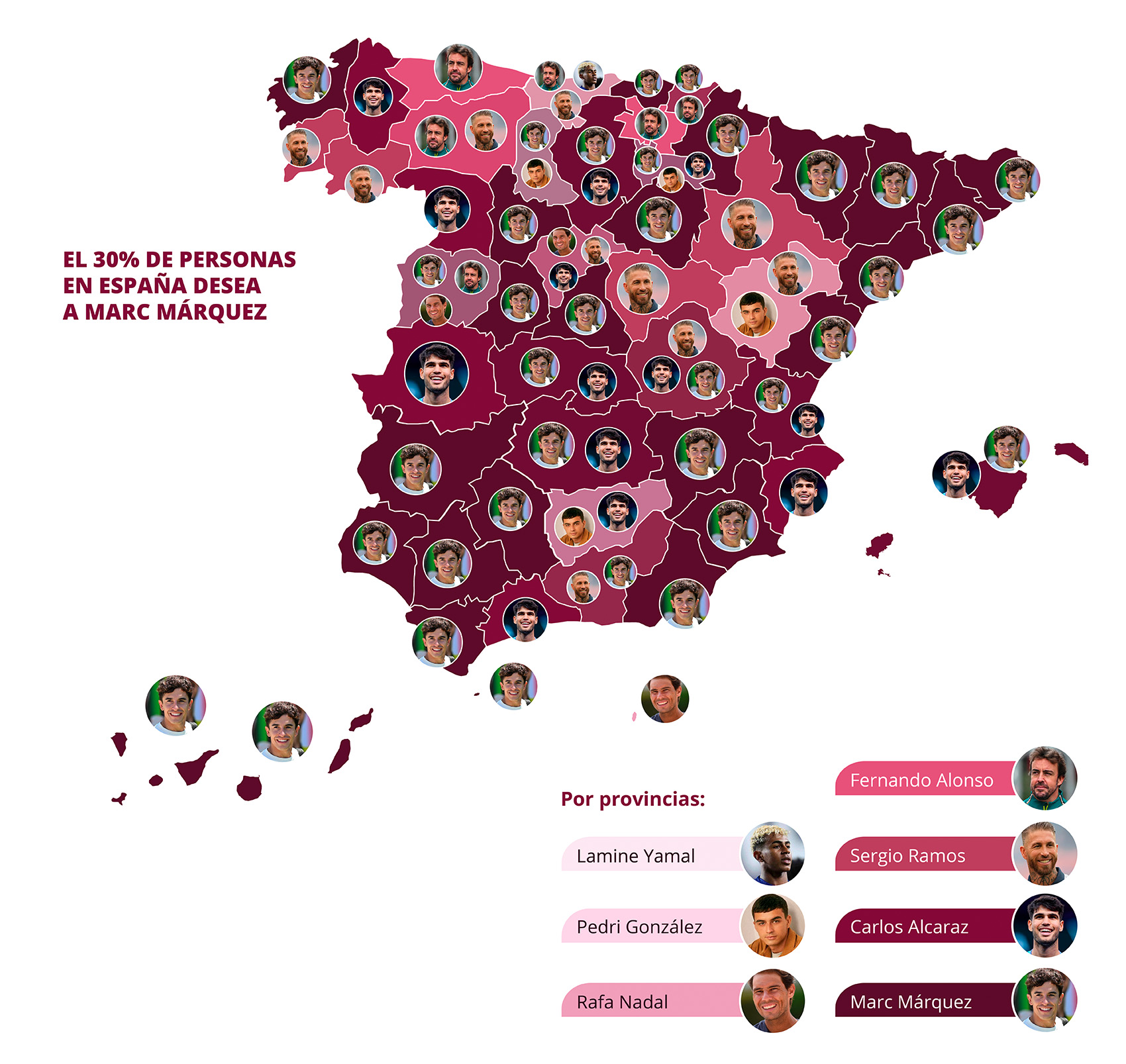 Mapa deportistas hombres