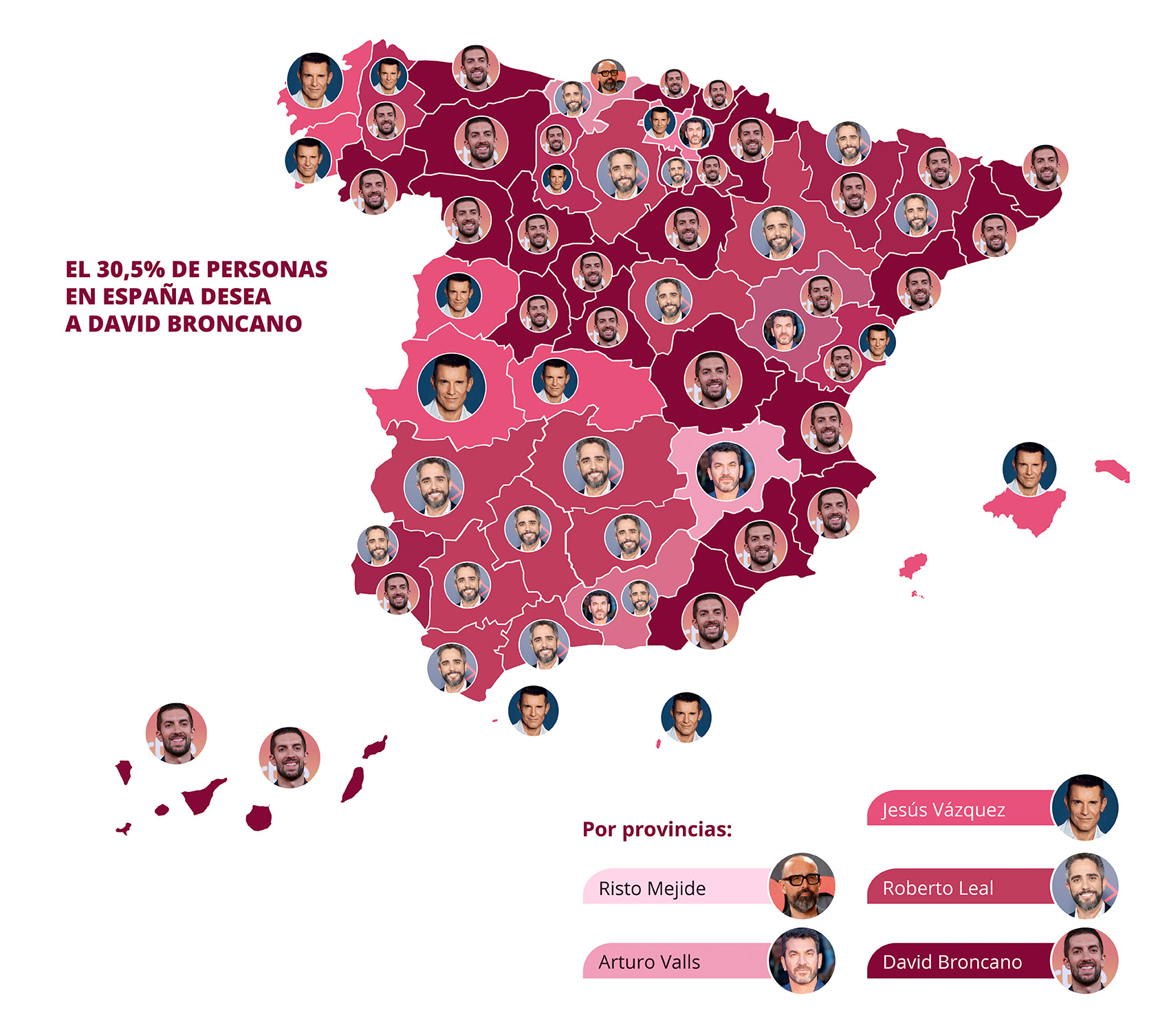 Mapa periodistas hombres