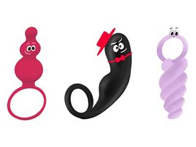 Juguetes para la estimulación anal suave Juguetes para la estimulación anal suave