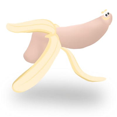Pene de tipo plátano