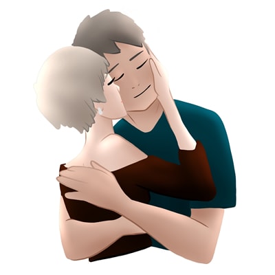Pareja cariñosa Pareja cariñosa