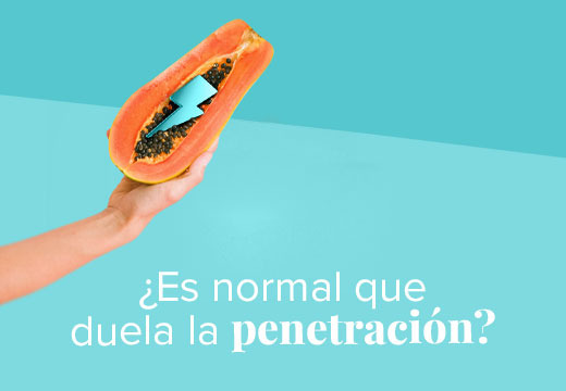 Si me duele durante la penetración ¿es normal?