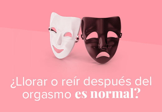 ¿Cómo de habitual es llorar o reír después del orgasmo?