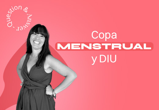 ¿Se puede usar la copa menstrual con DIU?