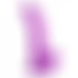 Dildo Realístico c/ Testículos 19 cm Morado