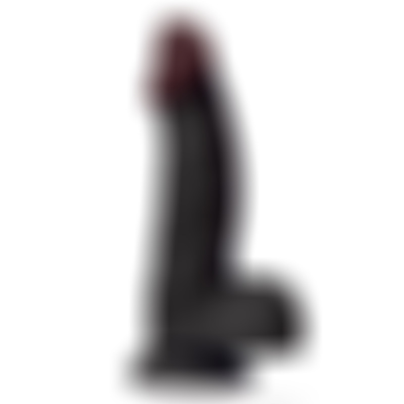 Pene Realista Negro Amazing 23 cm