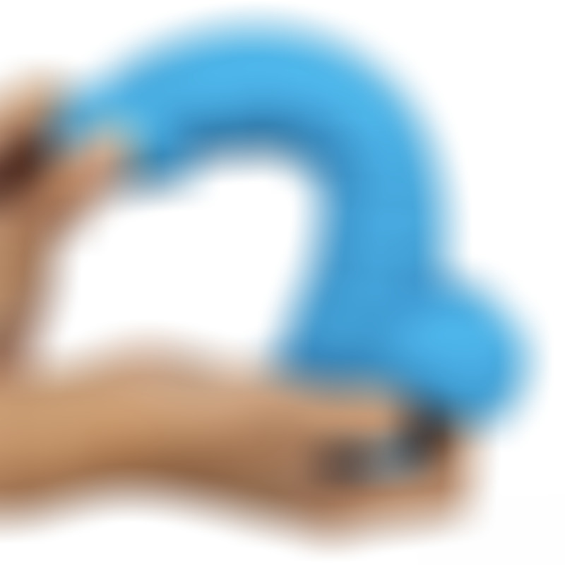 Dildo Realista Dual Layer 8 Azul