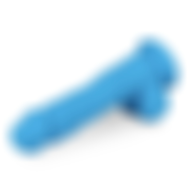 Dildo Realista Dual Layer 8 Azul