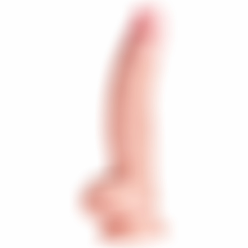 Dildo con Testículos Triple Densidad 18 cm