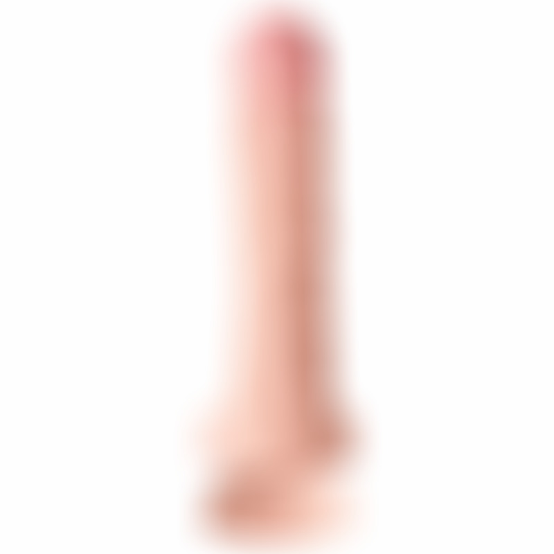 Dildo con Testículos Triple Densidad 18 cm
