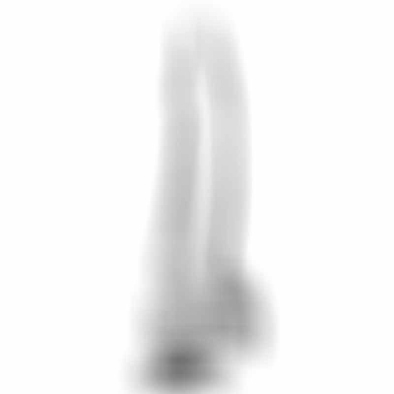 Dildo Con Testículos 19 cm Transparente