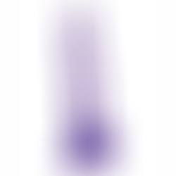 Pene Realístico Con Testículos 16.5 cm Morado