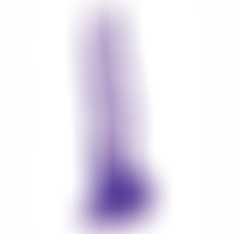 Pene Realístico Con Testículos 16.5 cm Morado