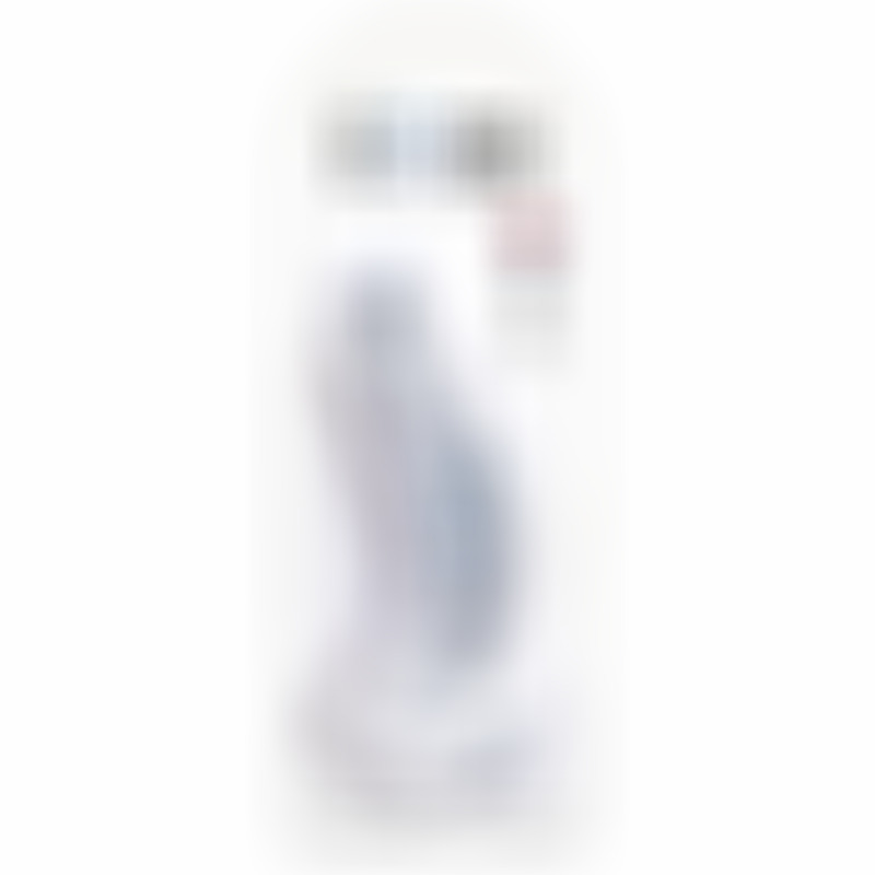 Pene Realístico Curvado con Testículos 16.5 cm Transparente