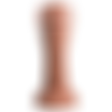 Dildo Realístico Vibrador 15.2 cm Caramelo