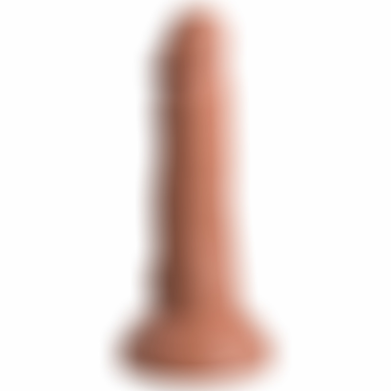 Dildo Realístico Vibrador 15.2 cm Caramelo