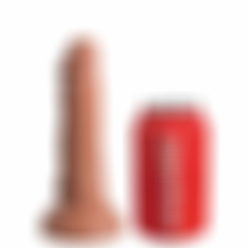Dildo Realístico Vibrador 15.2 cm Caramelo