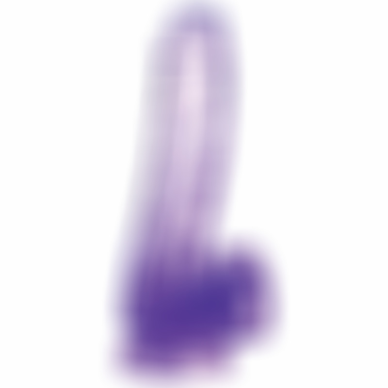 Pene con Testículos Morado 13.5 cm