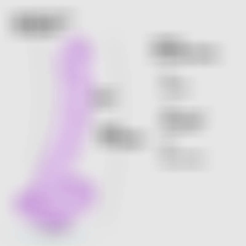 Hudini Dildo Anal Jelly Morado