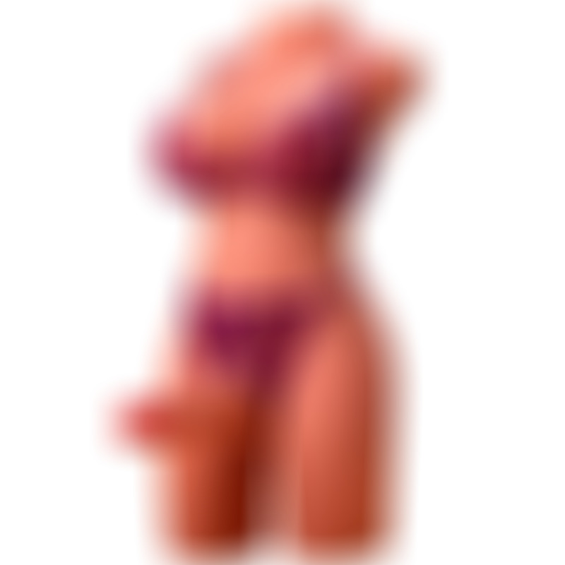 Miah Lady Boy Torso Femenino con Dildo con Vibración y Thrusting