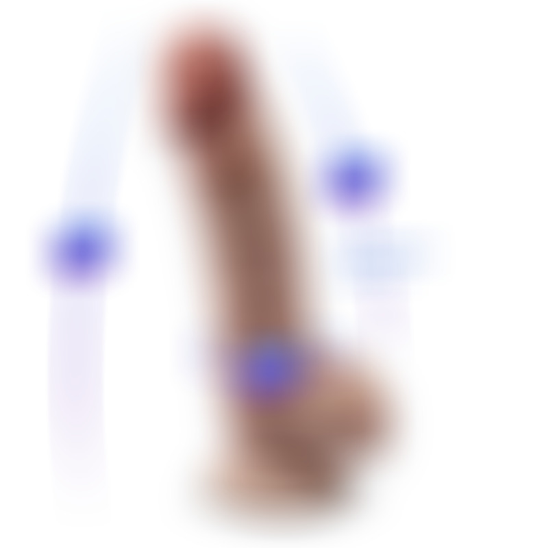 Pene Realístico Termorreactivo 17,8 cm