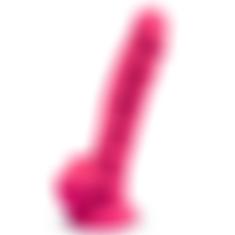 Pene Realístico Modelo 18 Rosa Vibración + Control Remoto