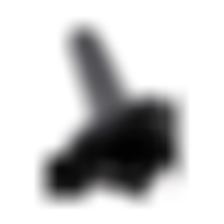 Fetish Arnés Vibrador Hueco 19 cm Negro