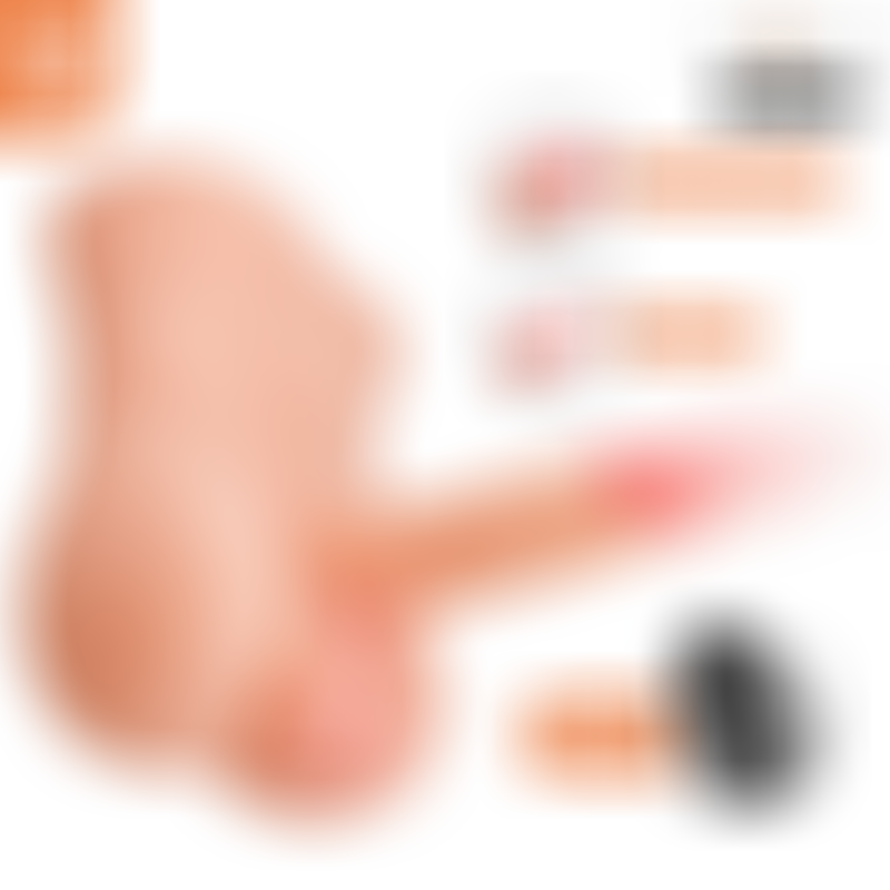 Damien Torso con Ano y Dildo Multifuncion con Control Remoto