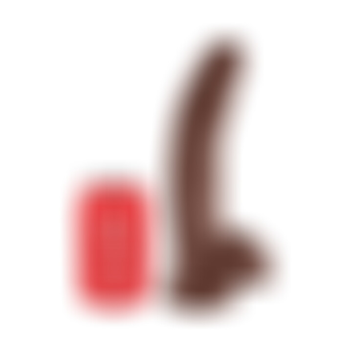 King Cock Pene Realístico con testículos 23 cm Marrón