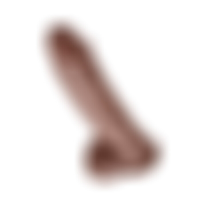 King Cock Pene Realístico con Testículos 25.5 cm Marrón