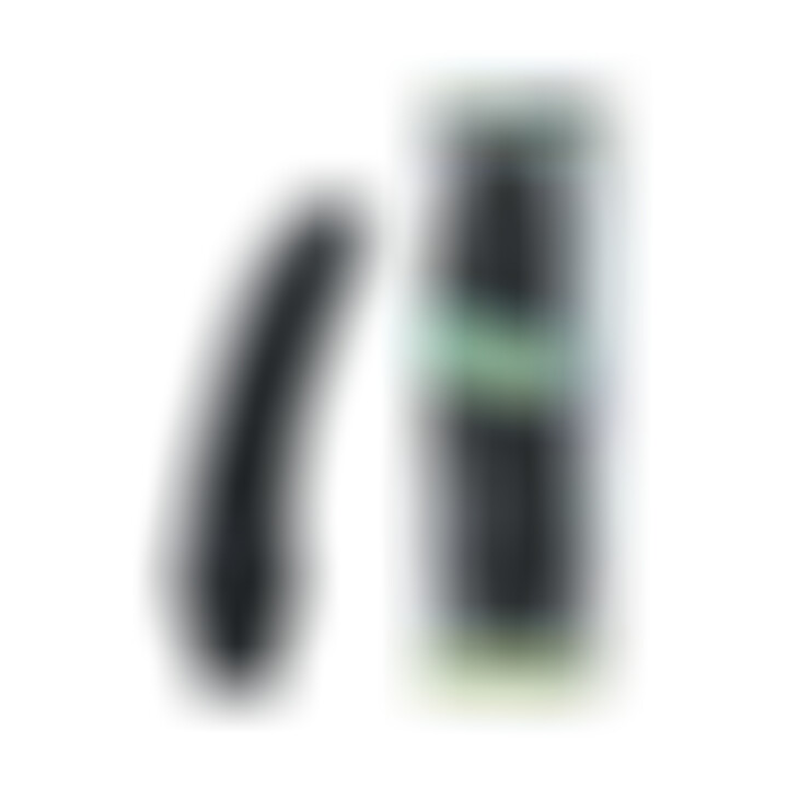 Vinil P-Shape Vibrator Black Pene 20 Cm.