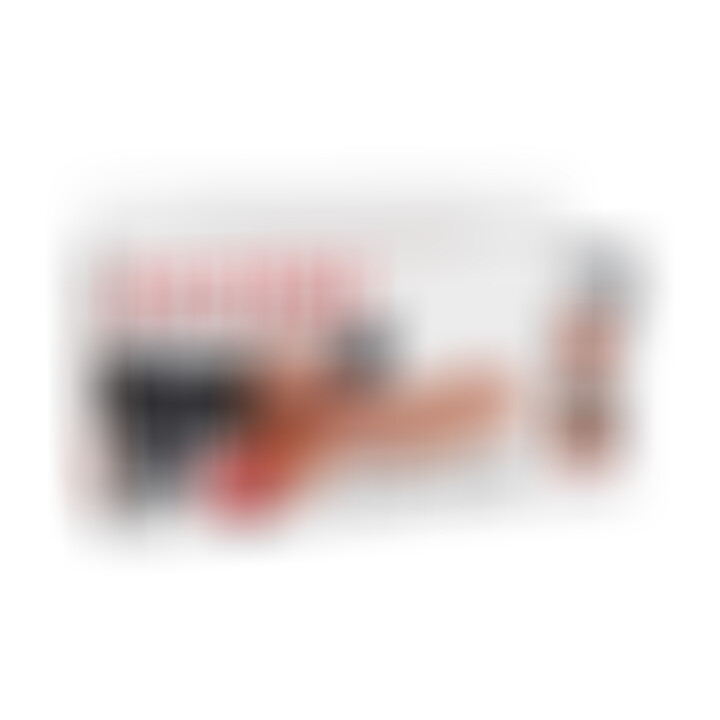 Pene Realístico Vibrador con Arnés Hueco 19 cm