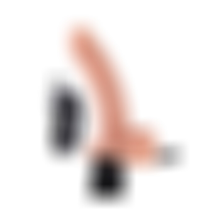 Pene Realístico Vibrador con Arnés Hueco 19 cm