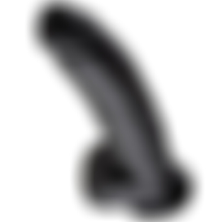 King Cock Pene Realístico con Testículos 23 cm Negro