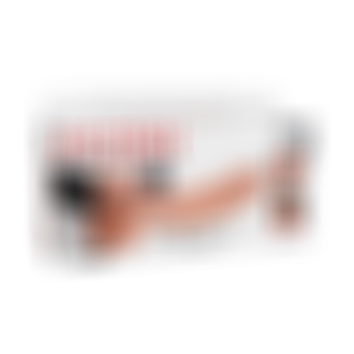 Pene Realístico con Arnés Hueco 24 cm