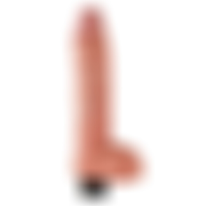 King Cock Pene Realístico Vibrador Testículos 25 cm