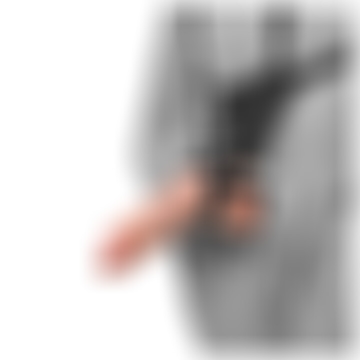 Arnés con Tirantes y Pene Hueco 25 cm