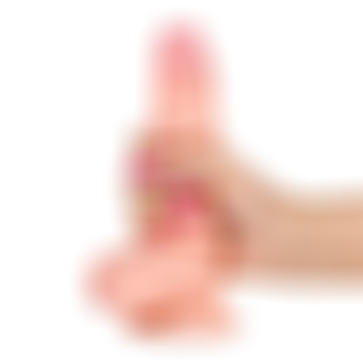 Slidy Dildo Realista Dual Layer Retráctil 7 Natural