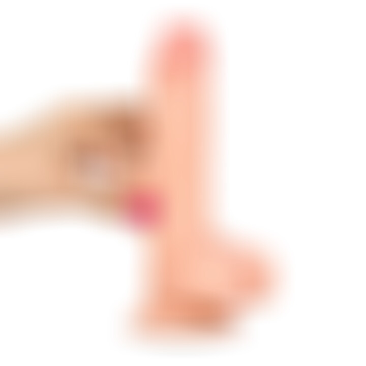 Slidy Dildo Realista Dual Layer Retráctil 7 Natural
