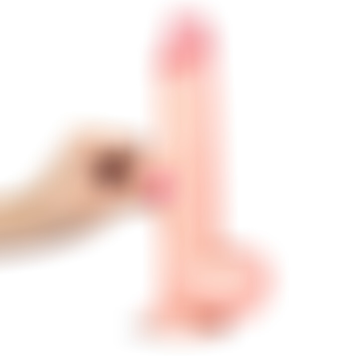 Slidy Dildo Realista Dual Layer Retráctil 9 Natural