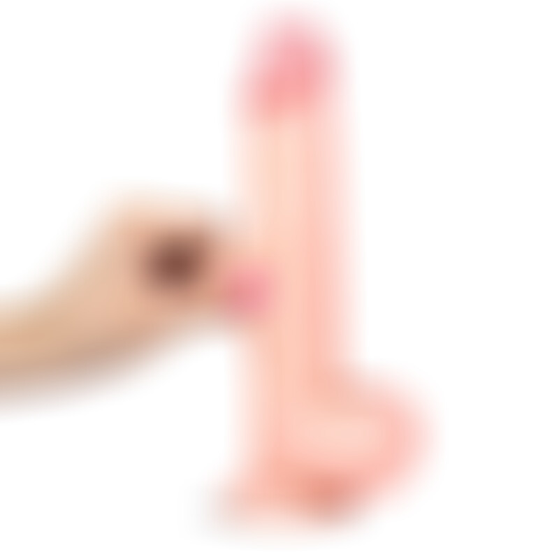 Slidy Dildo Realista Dual Layer Retráctil 9 Natural