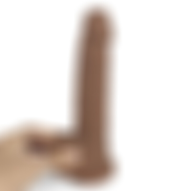 Dildo Realista Dual Layer 8.25 Bronceado