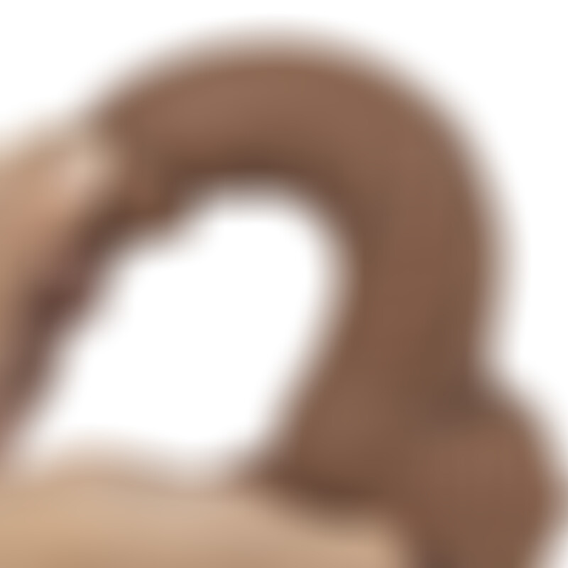 Dildo Realista Dual Layer 8.25 Bronceado